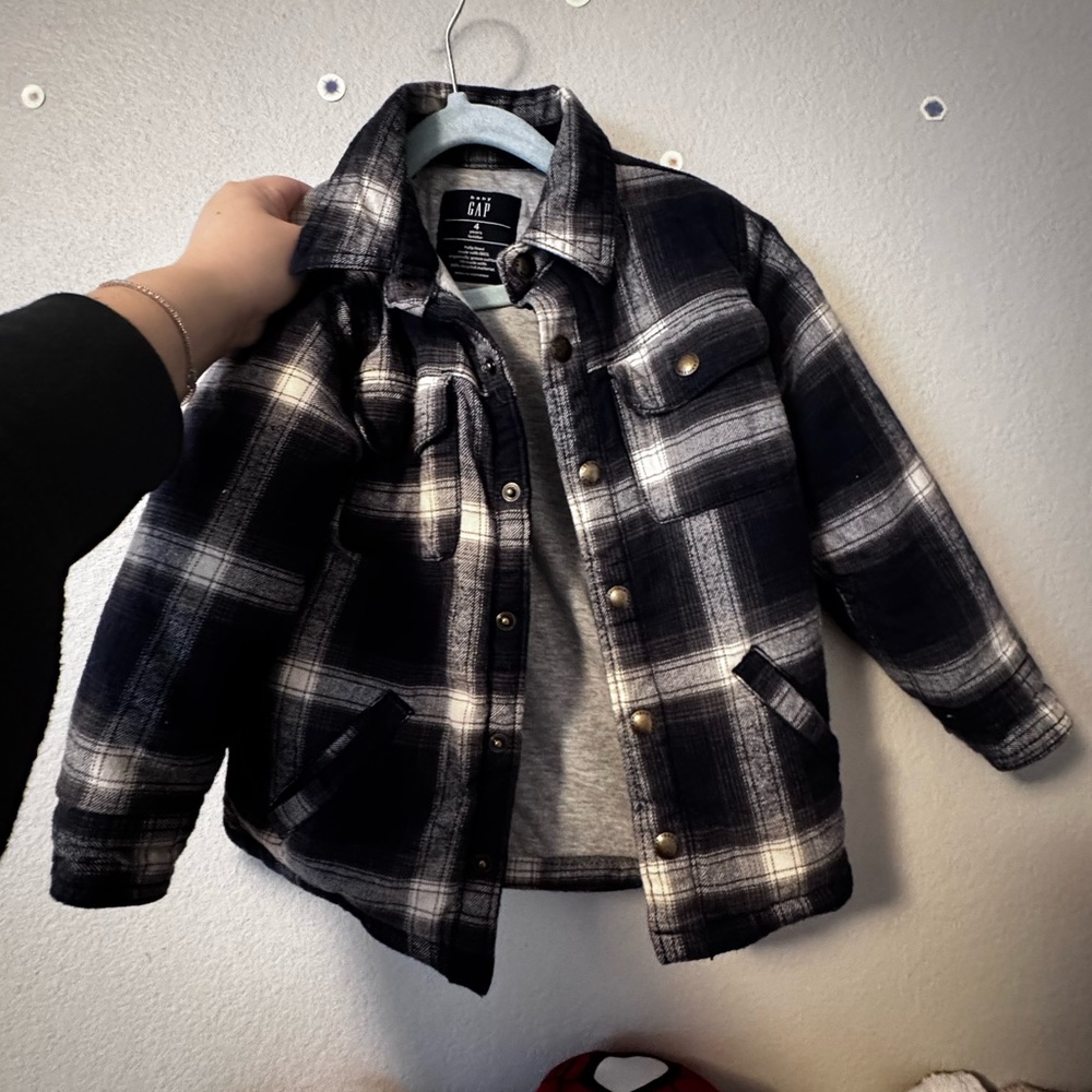 🔥🔥 flannel warm Gap kids jacket